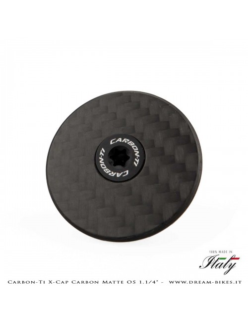 Carbon-Ti X-Cap Carbon Matte OS 1.1/4" Tappo Sterzo