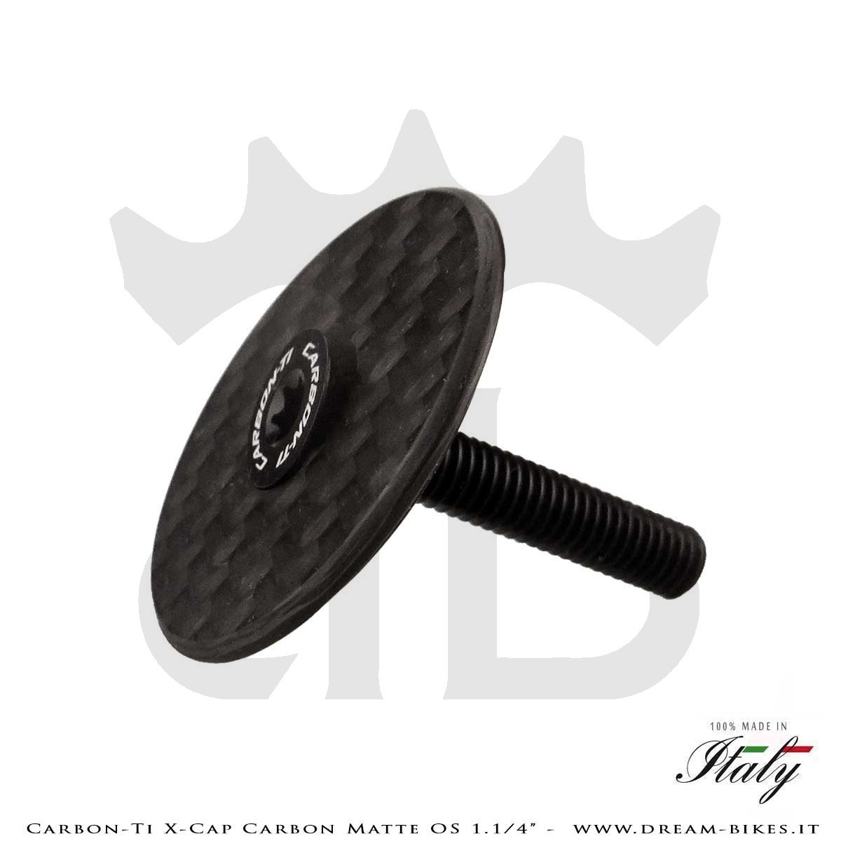 Carbon-Ti X-Cap Carbon Matte OS 1.1/4" Headset Cap