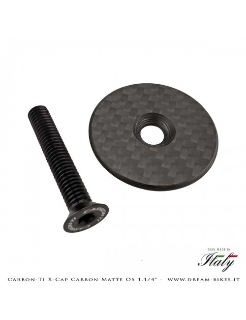 Carbon-Ti X-Cap Carbon Matte OS 1.1/4" Tappo Sterzo