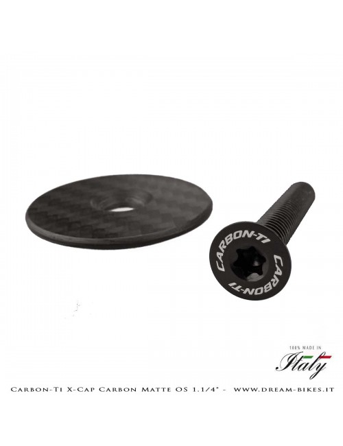 Carbon-Ti X-Cap Carbon Matte OS 1.1/4" Headset Cap