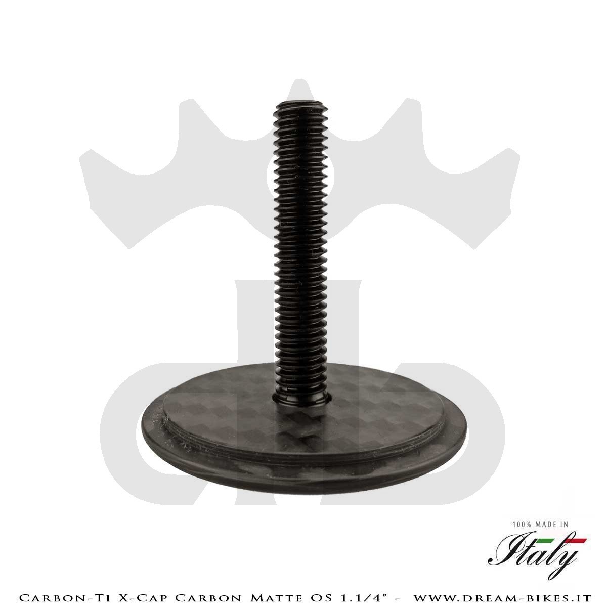 Carbon-Ti X-Cap Carbon Matte OS 1.1/4" Tappo Sterzo