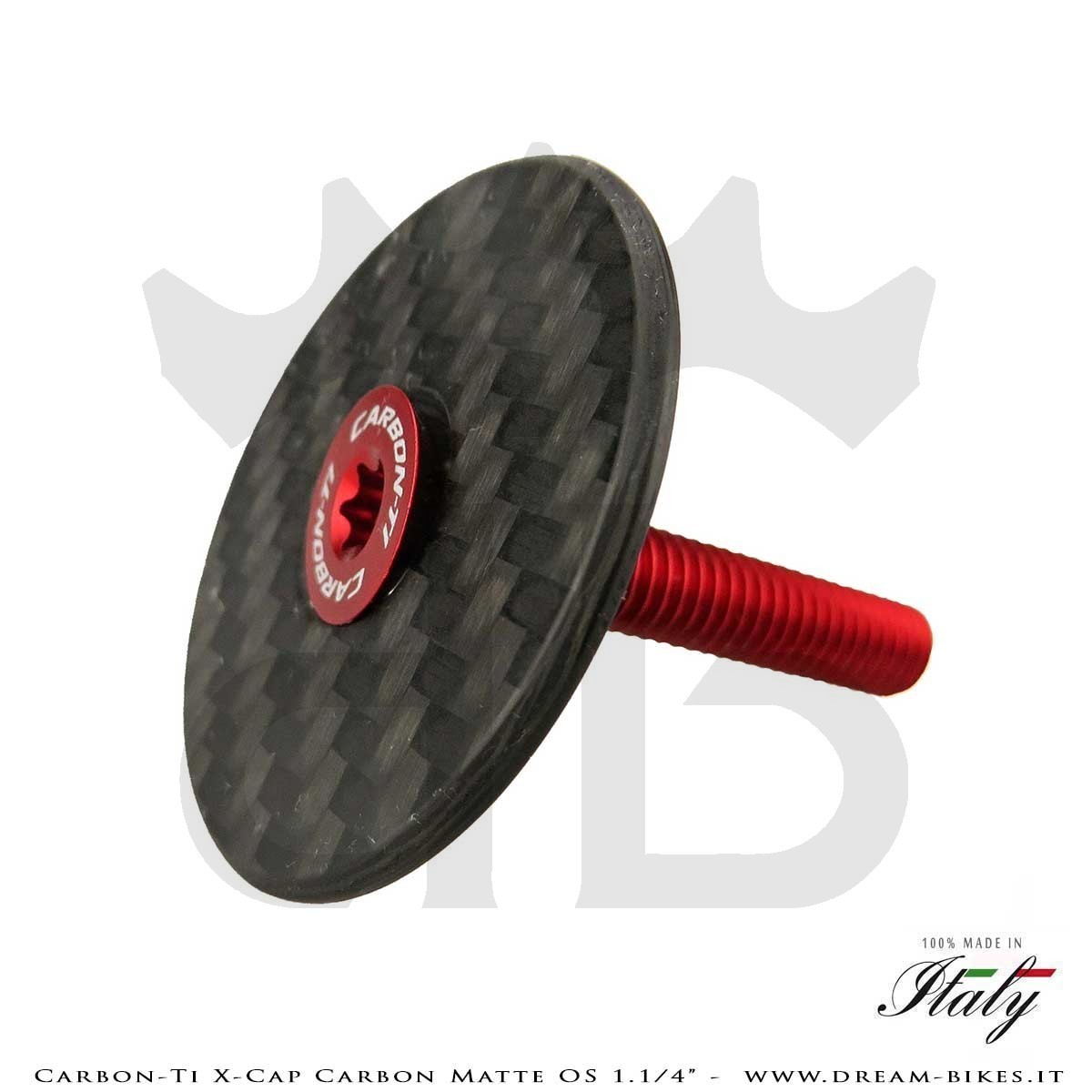 Carbon-Ti X-Cap Carbon Matte OS 1.1/4" Headset Cap