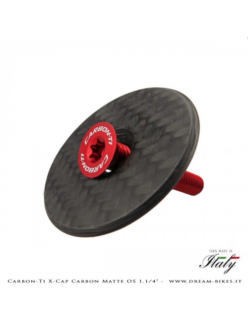 Carbon-Ti X-Cap Carbon Matte OS 1.1/4" Tappo Sterzo