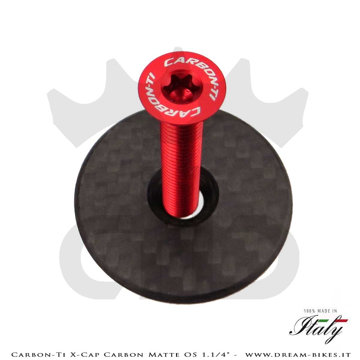 Carbon-Ti X-Cap Carbon Matte OS 1.1/4" Headset Cap