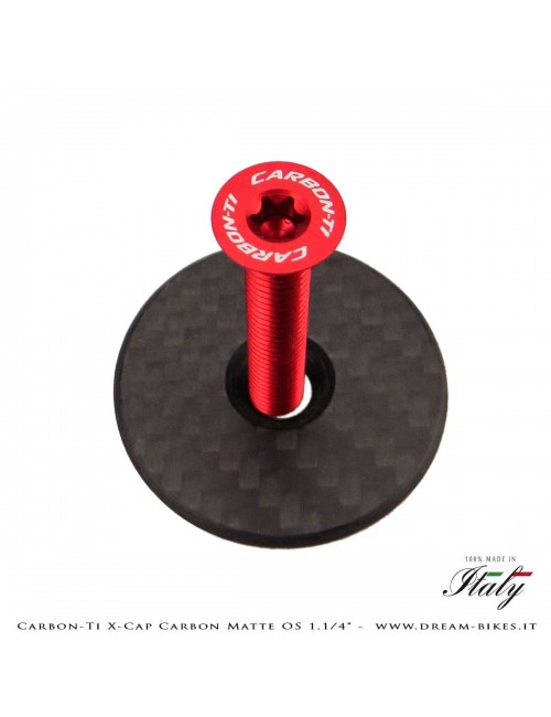 Carbon-Ti X-Cap Carbon Matte OS 1.1/4" Tappo Sterzo