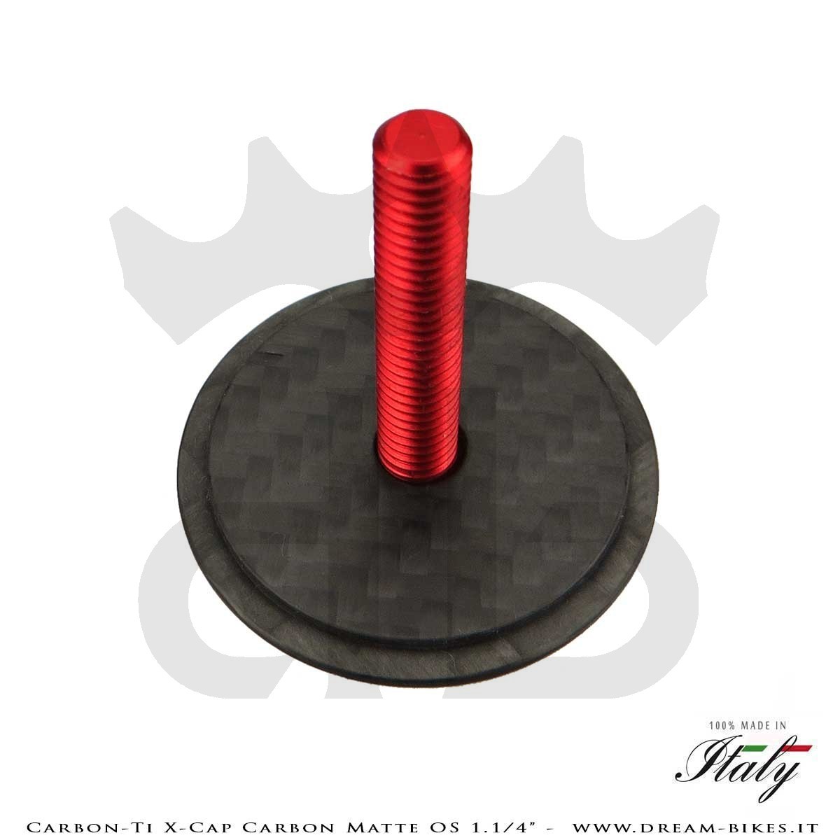 Carbon-Ti X-Cap Carbon Matte OS 1.1/4" Headset Cap