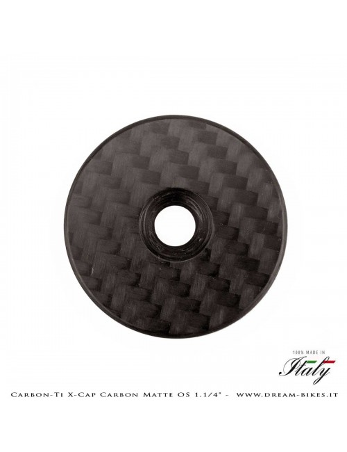 Carbon-Ti X-Cap Carbon Matte OS 1.1/4" Tappo Sterzo