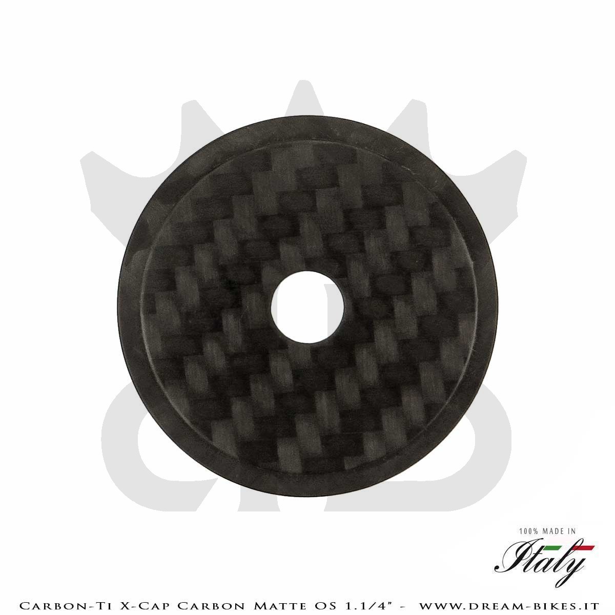 Carbon-Ti X-Cap Carbon Matte OS 1.1/4" Tappo Sterzo