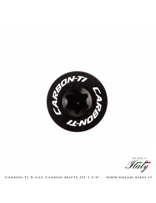 Carbon-Ti X-Cap Carbon Matte OS 1.1/4" Tappo Sterzo