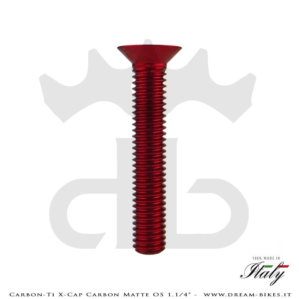 Carbon-Ti X-Cap Carbon Matte OS 1.1/4" Tappo Sterzo