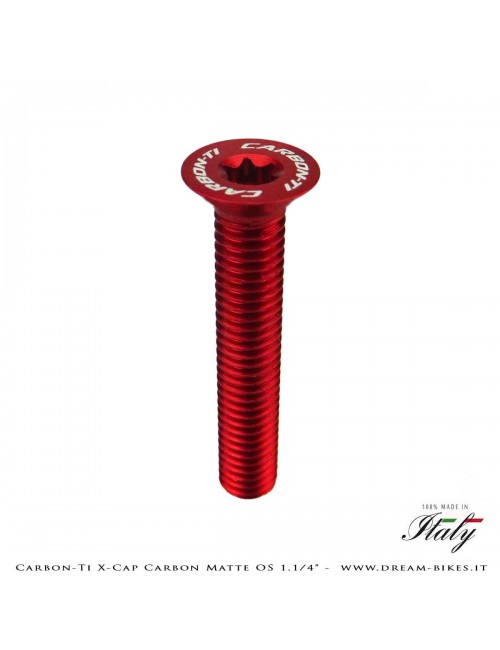 Carbon-Ti X-Cap Carbon Matte OS 1.1/4" Tappo Sterzo