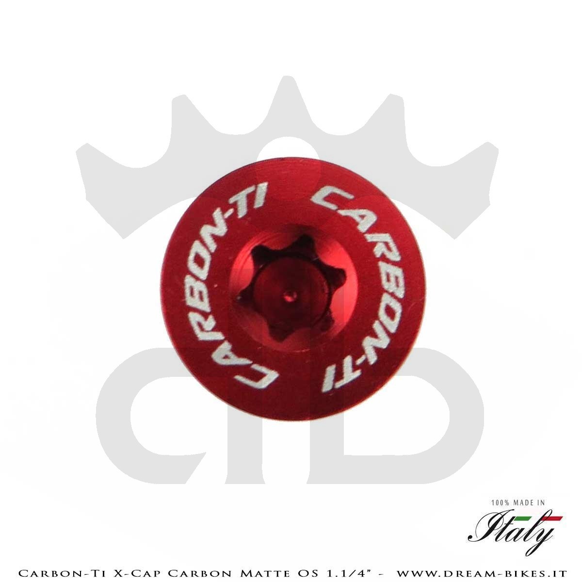 Carbon-Ti X-Cap Carbon Matte OS 1.1/4" Headset Cap
