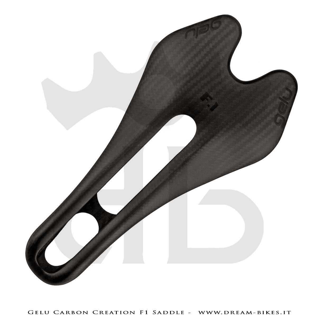 Gelu Carbon Creation F1 Full Carbon Ultralight Spring Saddle 80 gr.