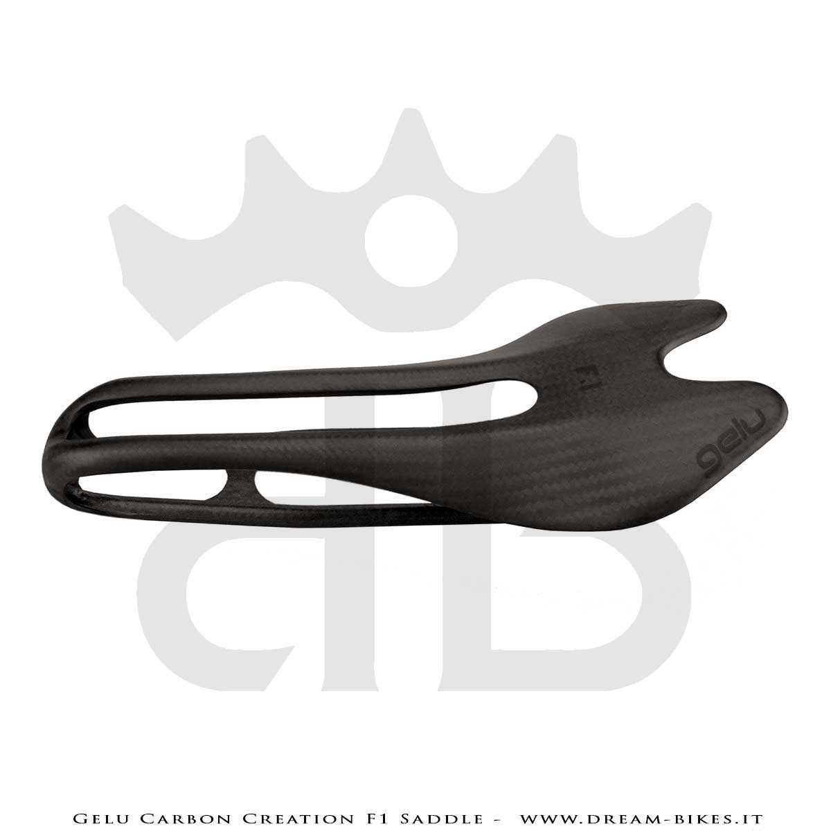 Gelu Carbon Creation F1 Full Carbon Ultralight Spring Saddle 80 gr.
