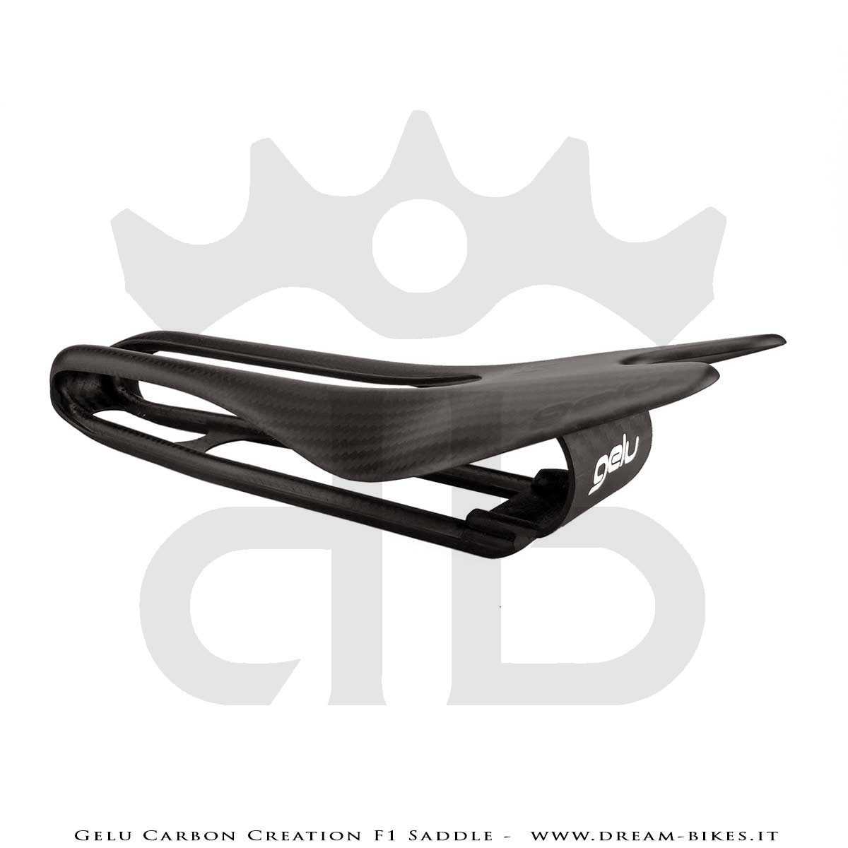 Gelu Carbon Creation F1 Full Carbon Ultralight Spring Saddle 80 gr.