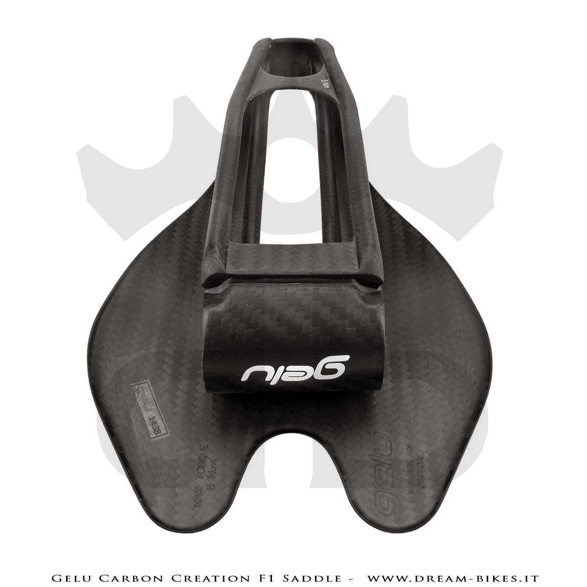 Gelu Carbon Creation F1 Full Carbon Ultralight Spring Saddle 80 gr.