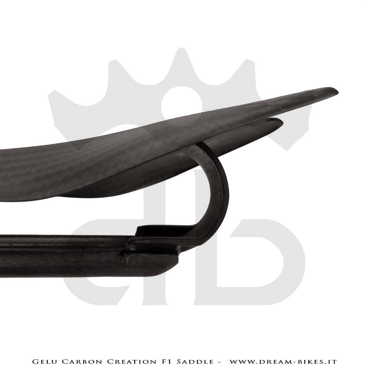 Gelu Carbon Creation F1 Full Carbon Ultralight Spring Saddle 80 gr.
