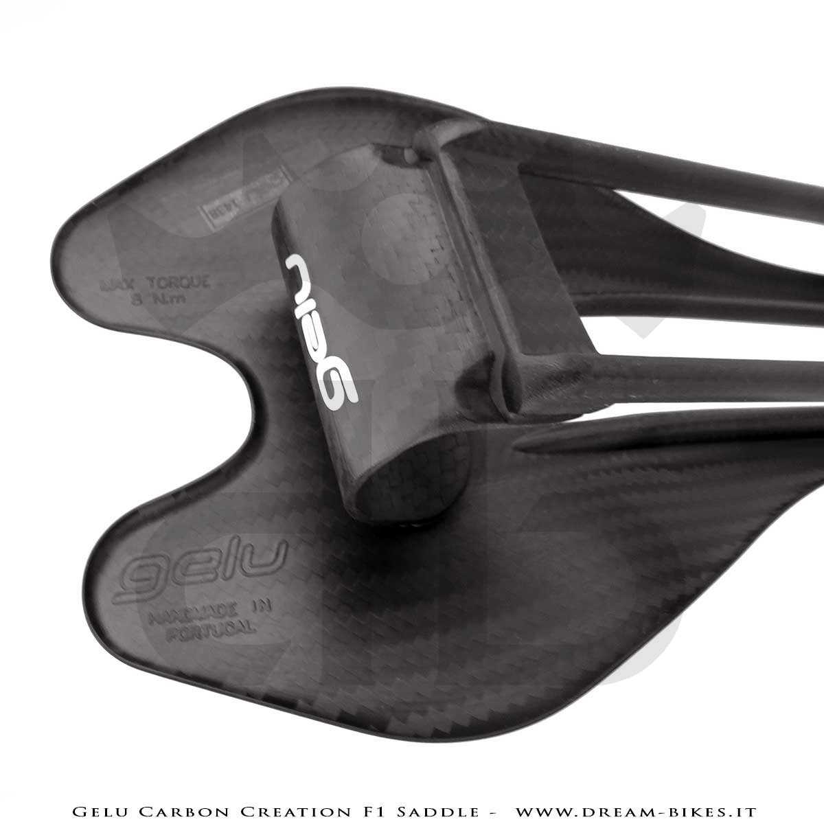 Gelu Carbon Creation F1 Full Carbon Ultralight Spring Saddle 80 gr.