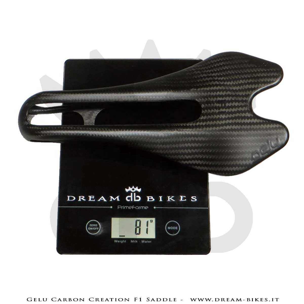 Gelu Carbon Creation F1 Full Carbon Ultralight Spring Saddle 80 gr.