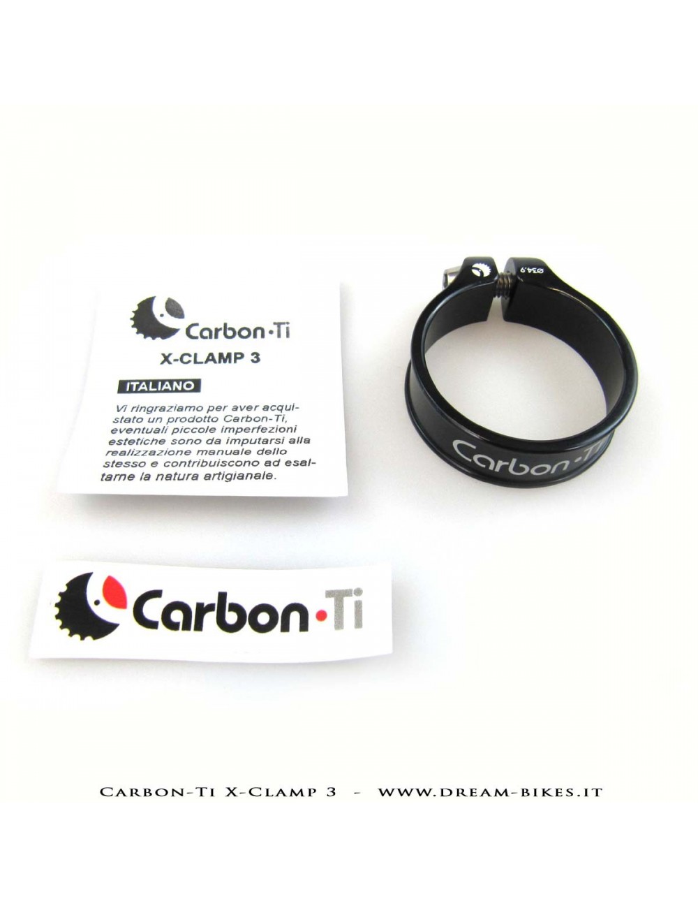 Carbon-Ti X-Clamp 3 Collarino Reggisella