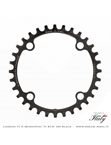 Carbon-Ti X-MonoSync Ti BCD 104 mm Monocorona in Titanio Nera