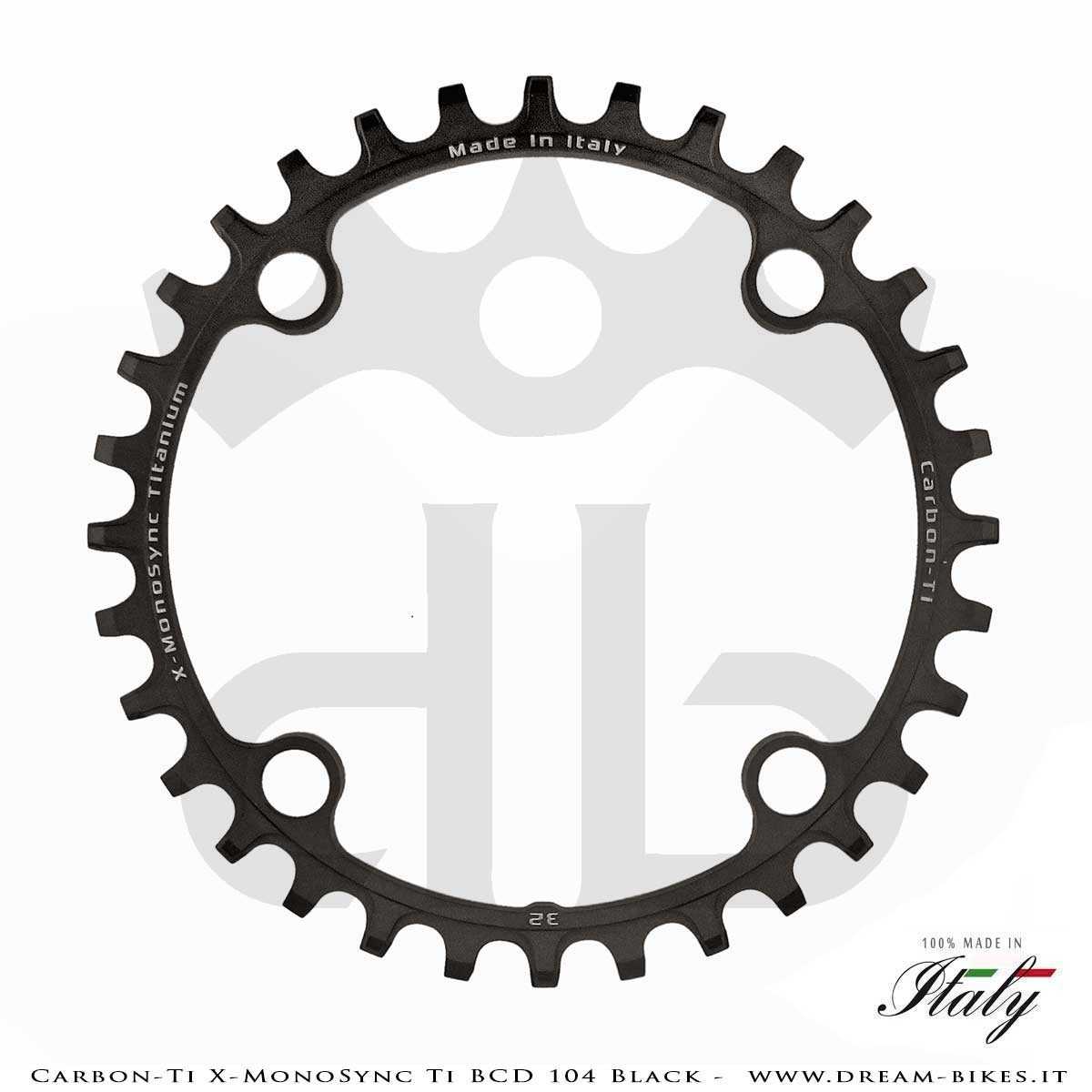 Carbon-Ti X-MonoSync Ti BCD 104 mm Monocorona in Titanio Nera
