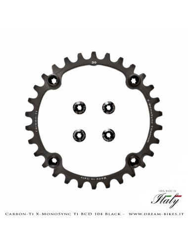 Carbon-Ti X-MonoSync Ti BCD 104 mm Monocorona in Titanio Nera