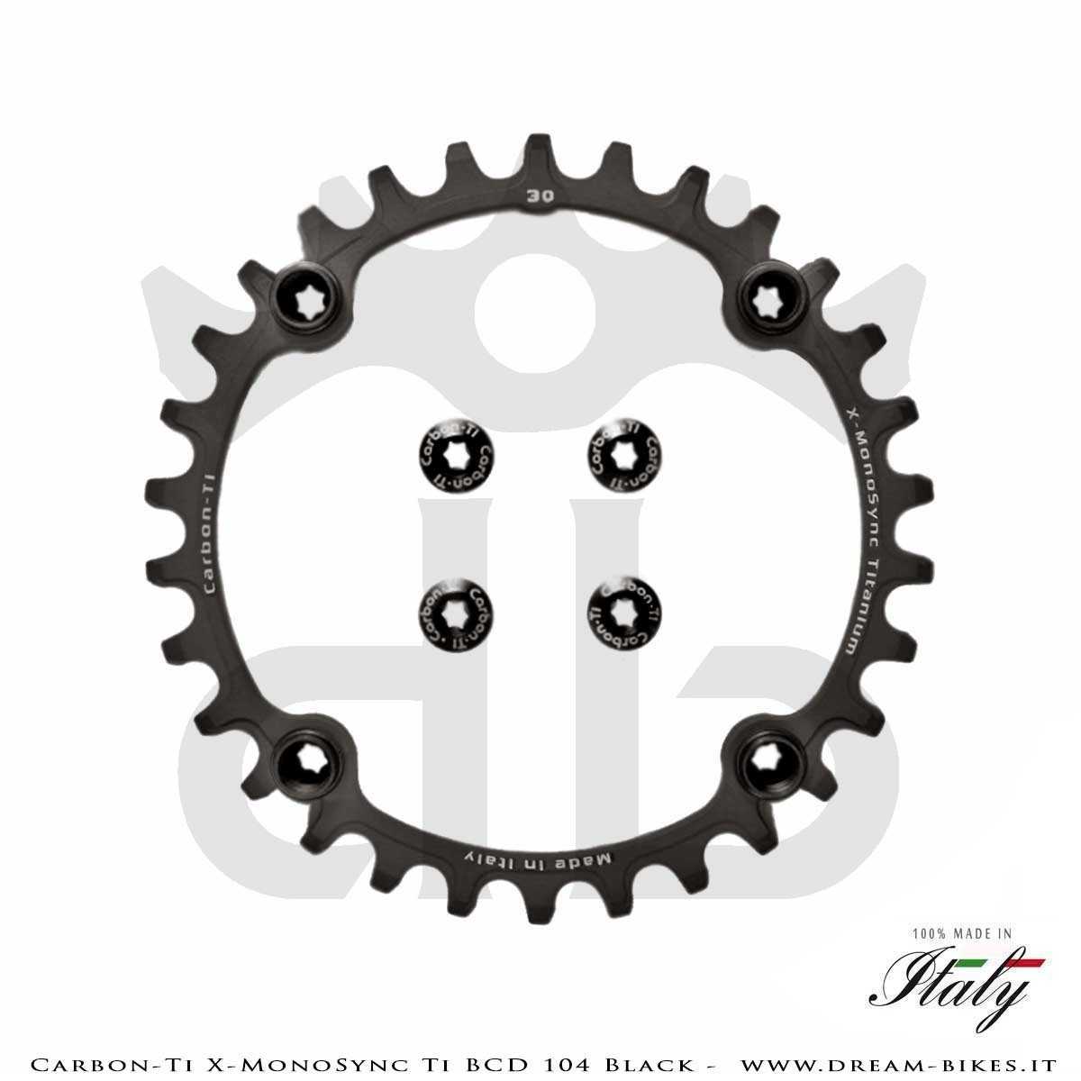 Carbon-Ti X-MonoSync Ti BCD 104 mm Monocorona in Titanio Nera