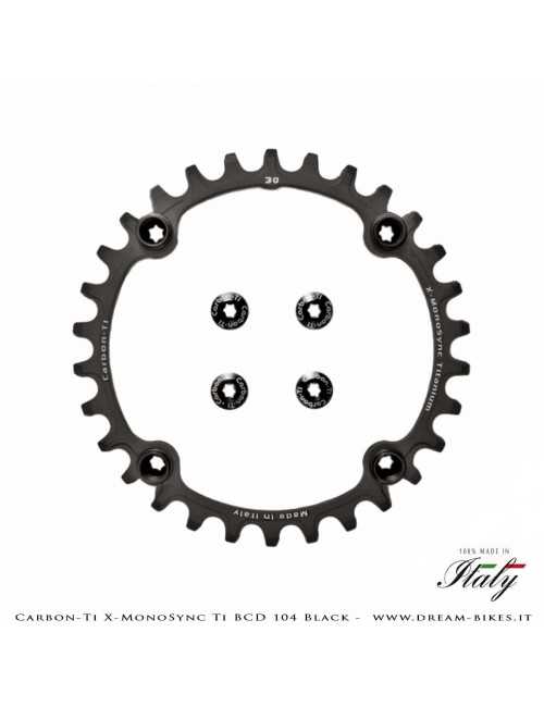 Carbon-Ti X-MonoSync Ti BCD 104 mm Monocorona in Titanio Nera