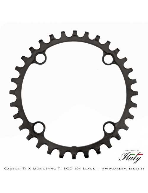 Carbon-Ti X-MonoSync Ti BCD 104 mm Monocorona in Titanio Nera
