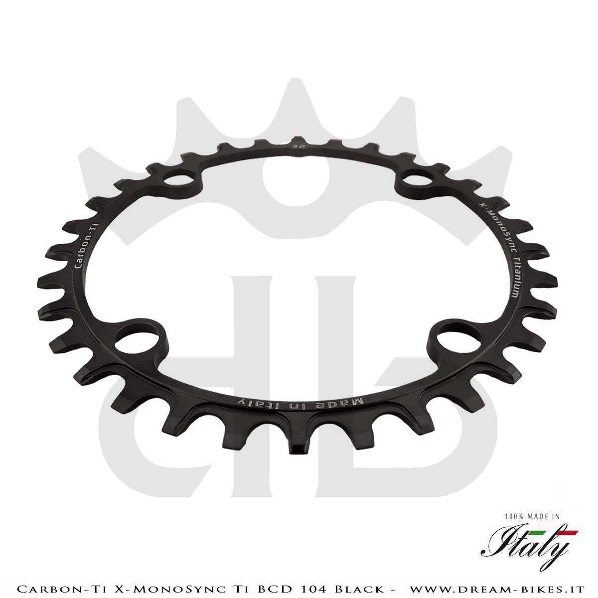 Carbon-Ti X-MonoSync Ti BCD 104 mm Monocorona in Titanio Nera