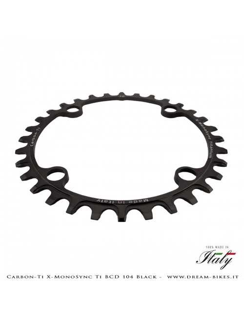 Carbon-Ti X-MonoSync Ti BCD 104 mm Monocorona in Titanio Nera