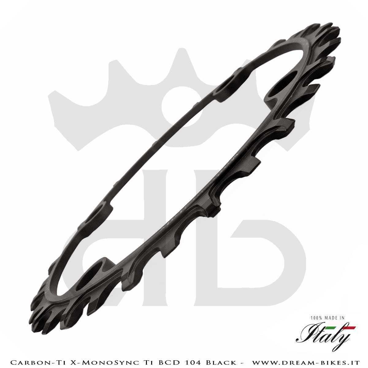 Carbon-Ti X-MonoSync Ti BCD 104 mm Monocorona in Titanio Nera
