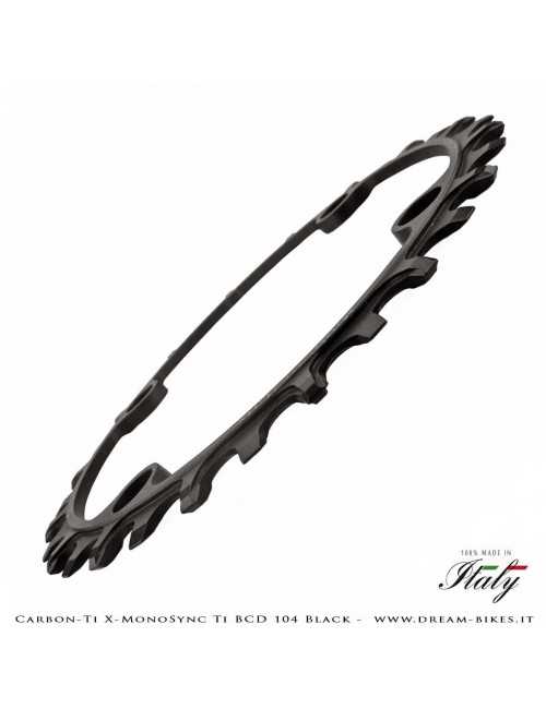 Carbon-Ti X-MonoSync Ti BCD 104 mm Monocorona in Titanio Nera