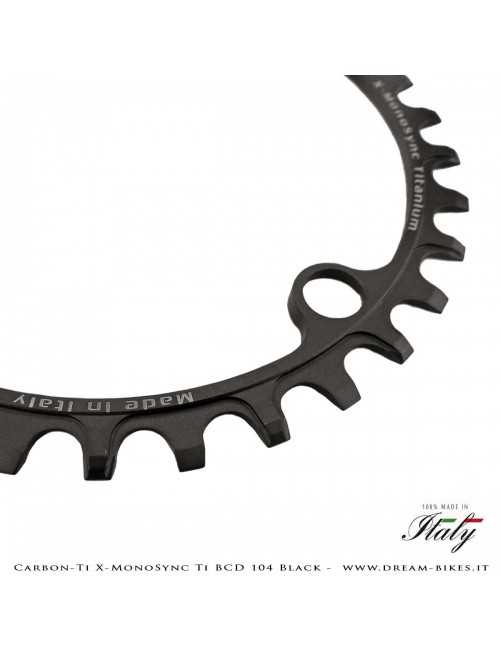 Carbon-Ti X-MonoSync Ti BCD 104 mm Monocorona in Titanio Nera