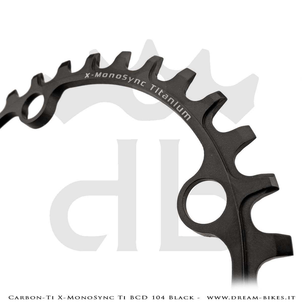 Carbon-Ti X-MonoSync Ti BCD 104 mm Monocorona in Titanio Nera