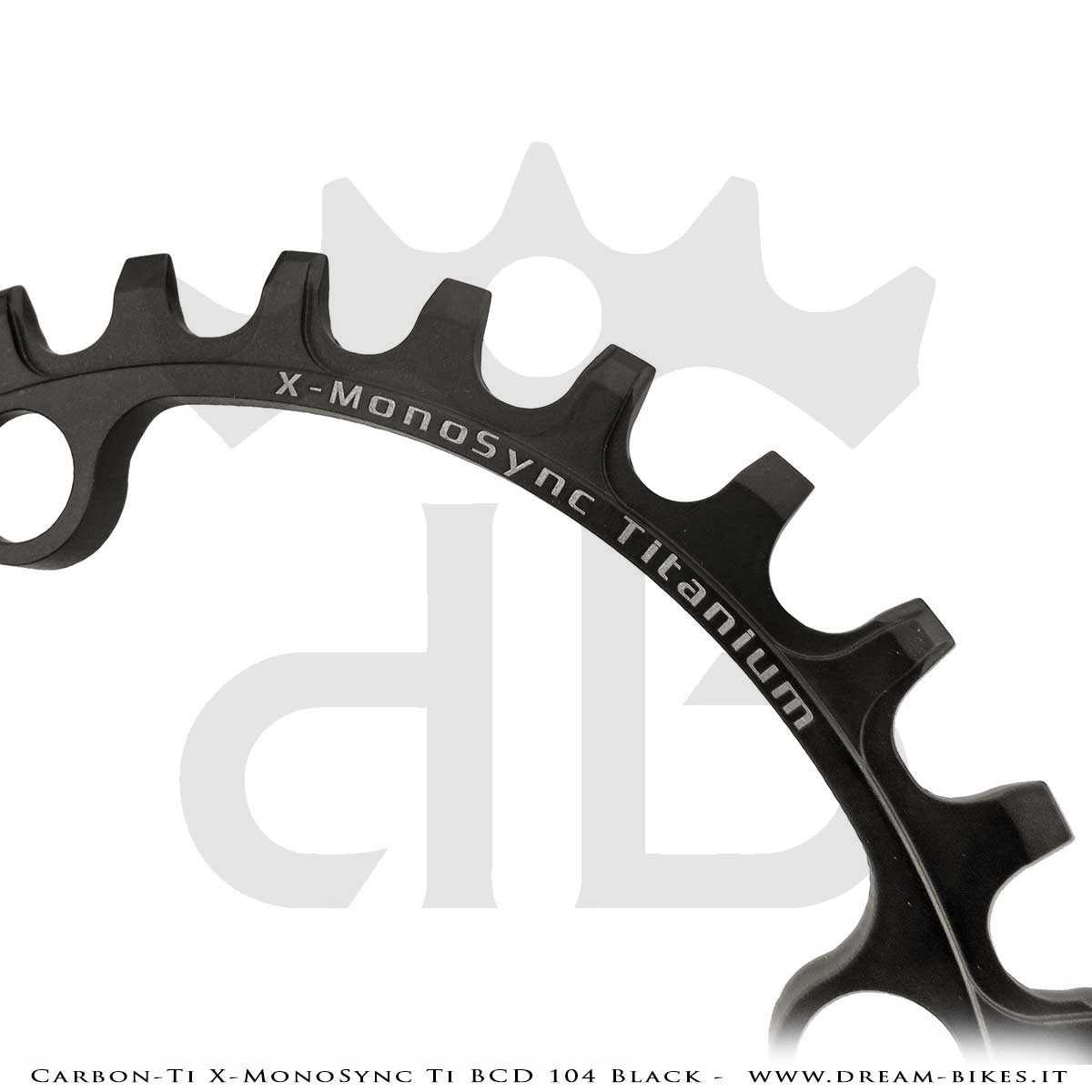 Carbon-Ti X-MonoSync Ti BCD 104 mm Monocorona in Titanio Nera