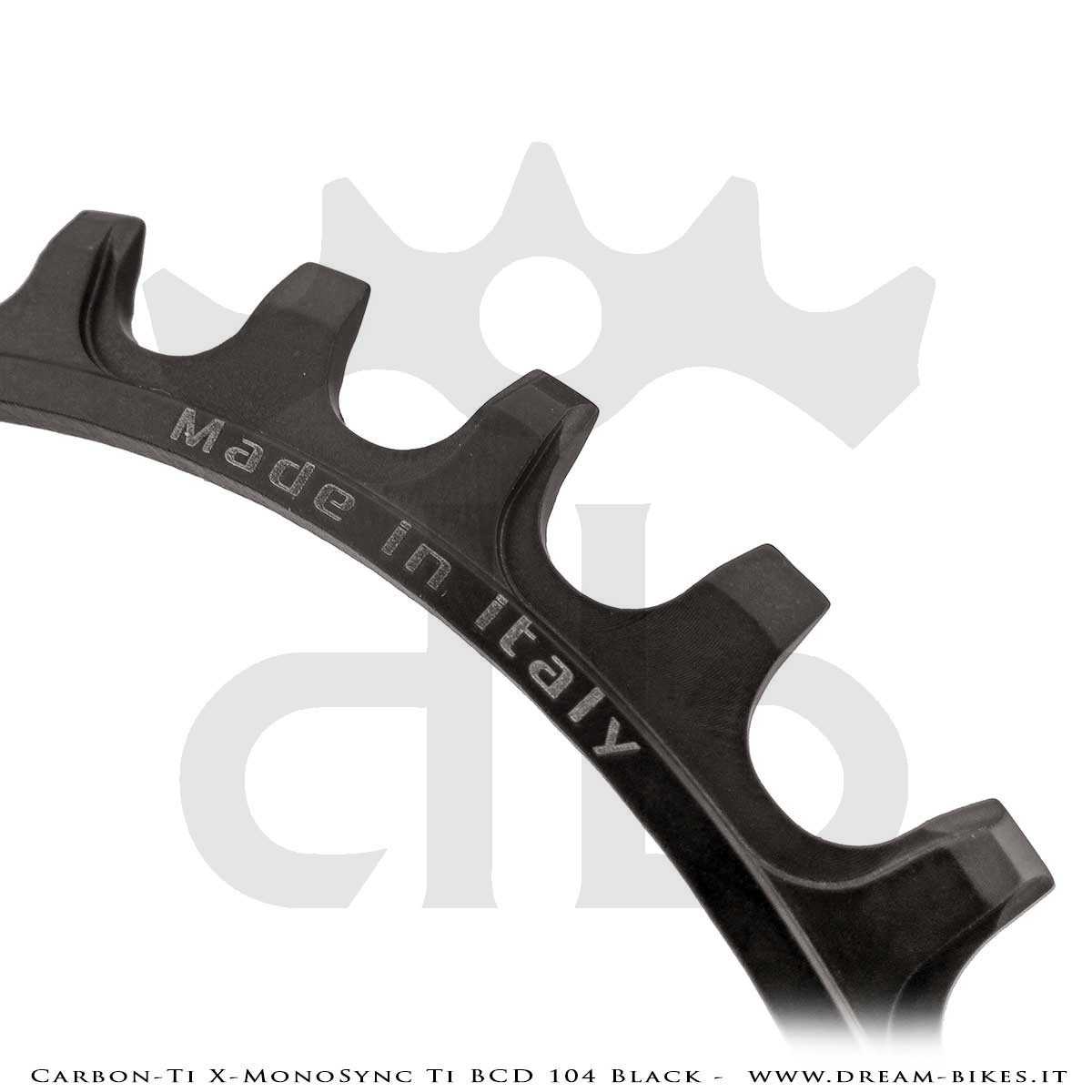 Carbon-Ti X-MonoSync Ti BCD 104 mm Monocorona in Titanio Nera