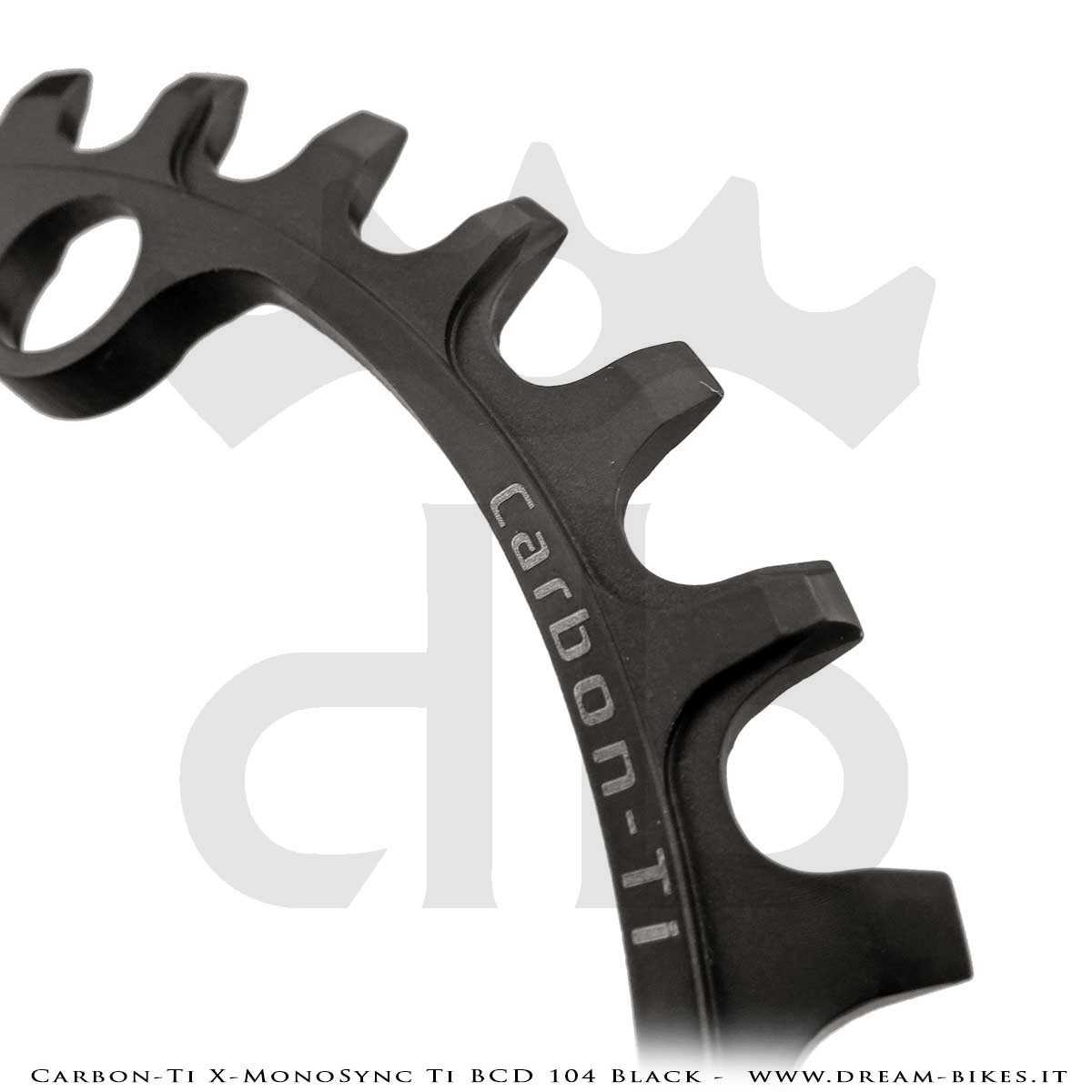 Carbon-Ti X-MonoSync Ti BCD 104 mm Monocorona in Titanio Nera