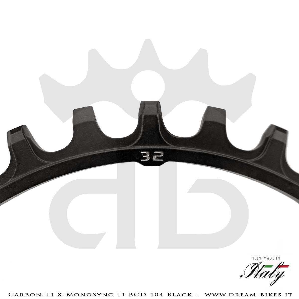 Carbon-Ti X-MonoSync Ti BCD 104 mm Monocorona in Titanio Nera