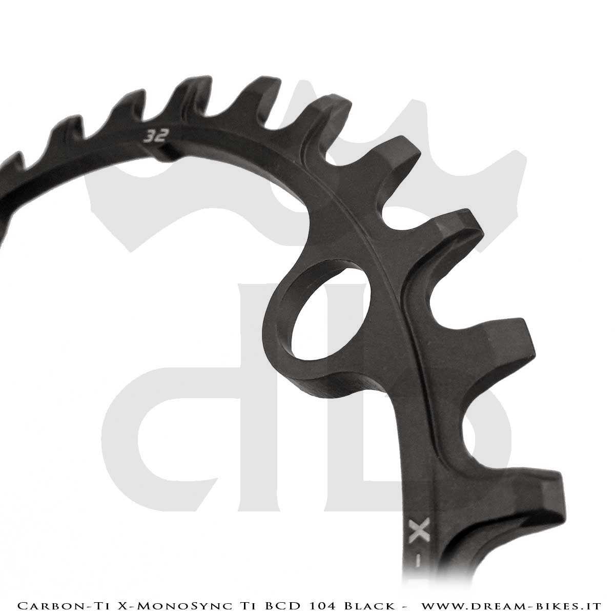 Carbon-Ti X-MonoSync Ti BCD 104 mm Monocorona in Titanio Nera