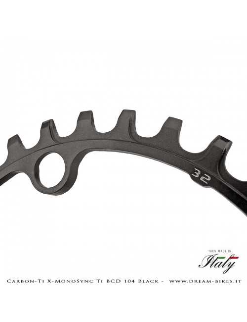 Carbon-Ti X-MonoSync Ti BCD 104 mm Monocorona in Titanio Nera