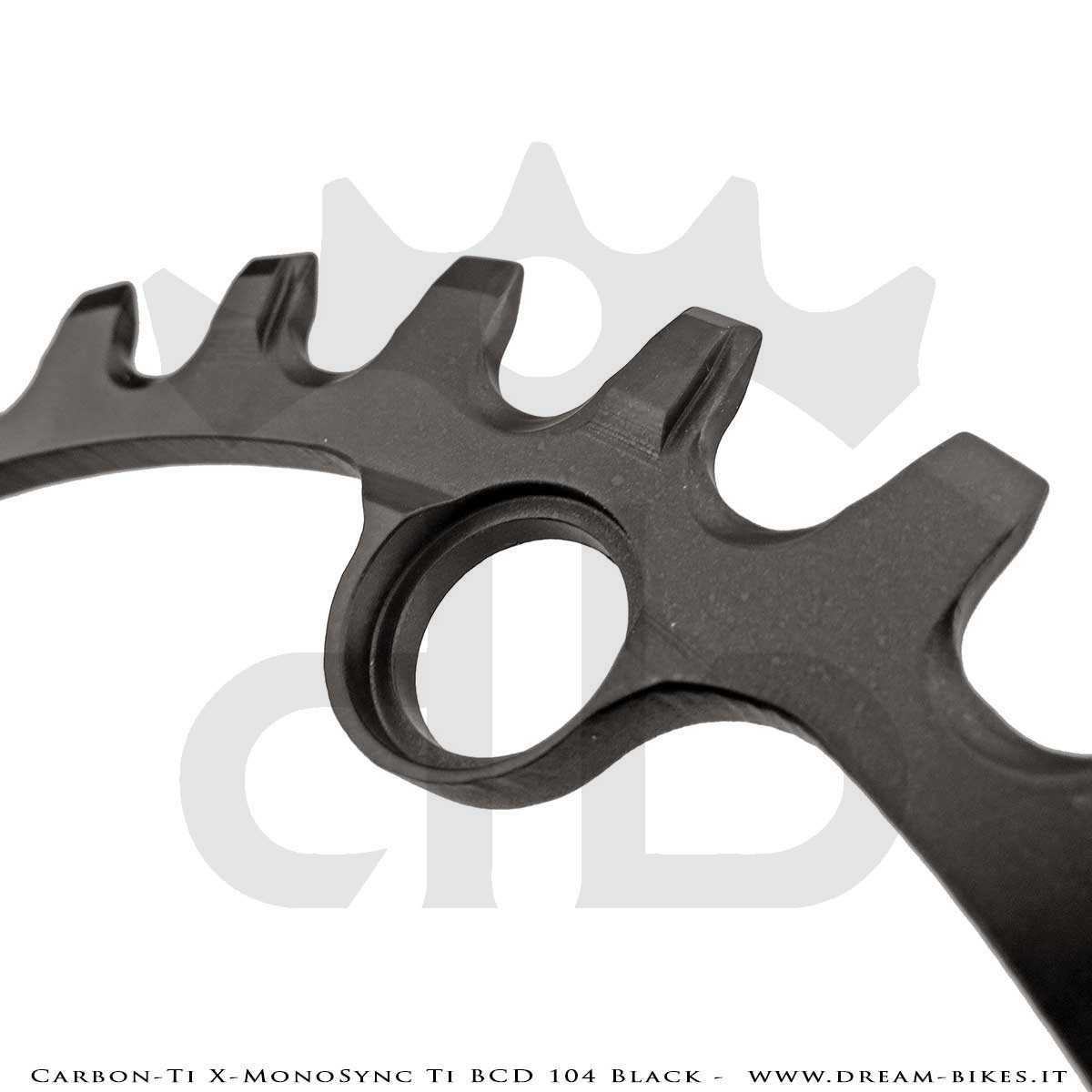 Carbon-Ti X-MonoSync Ti BCD 104 mm Monocorona in Titanio Nera