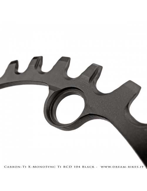 Carbon-Ti X-MonoSync Ti BCD 104 mm Monocorona in Titanio Nera