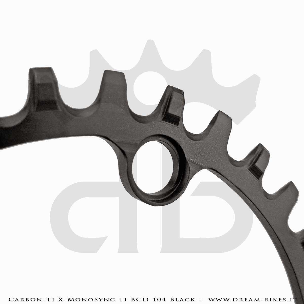 Carbon-Ti X-MonoSync Ti BCD 104 mm Monocorona in Titanio Nera