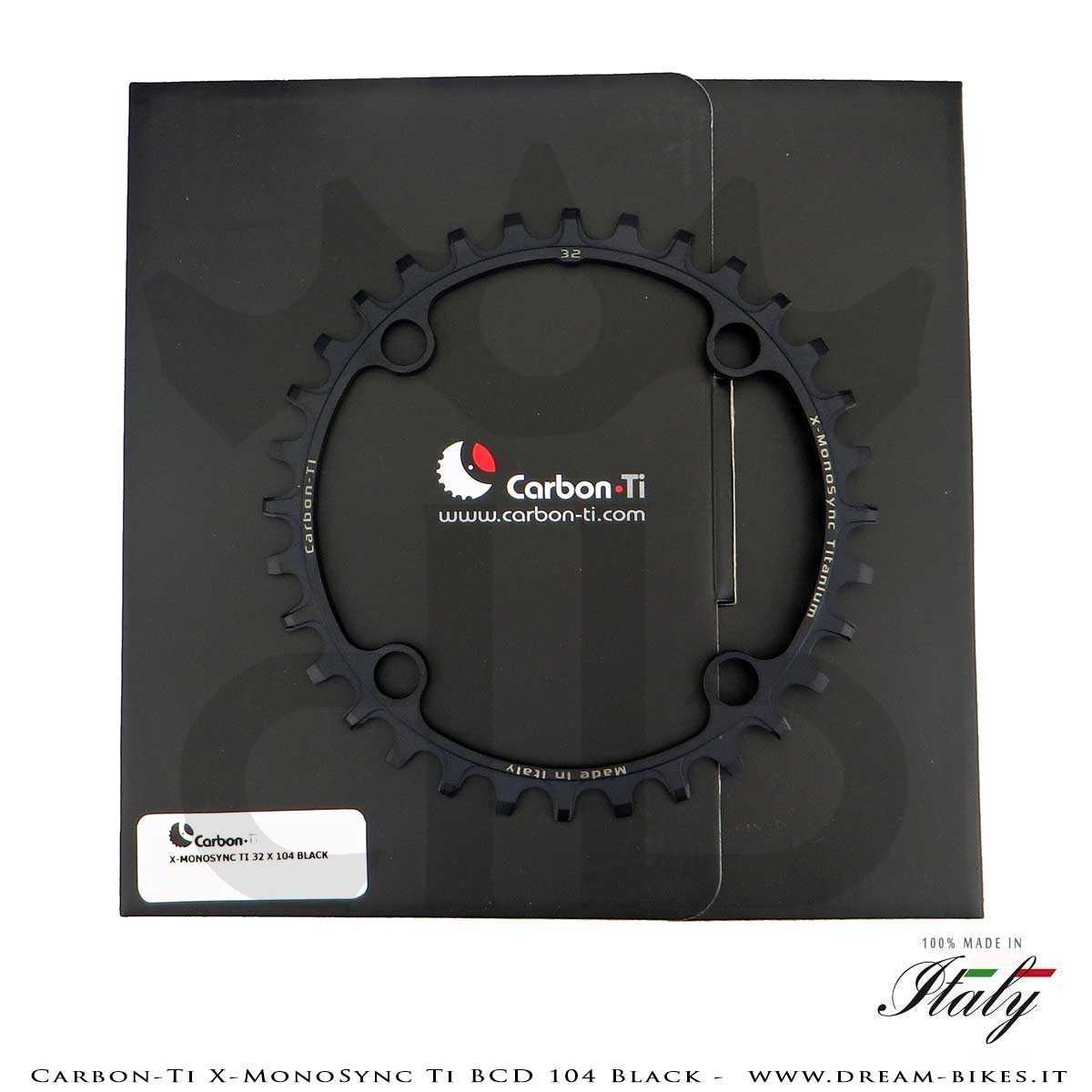 Carbon-Ti X-MonoSync Ti BCD 104 mm Monocorona in Titanio Nera