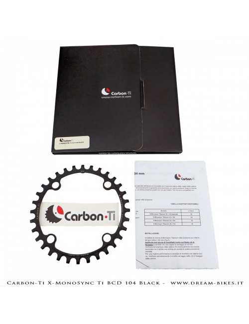 Carbon-Ti X-MonoSync Ti BCD 104 mm Monocorona in Titanio Nera