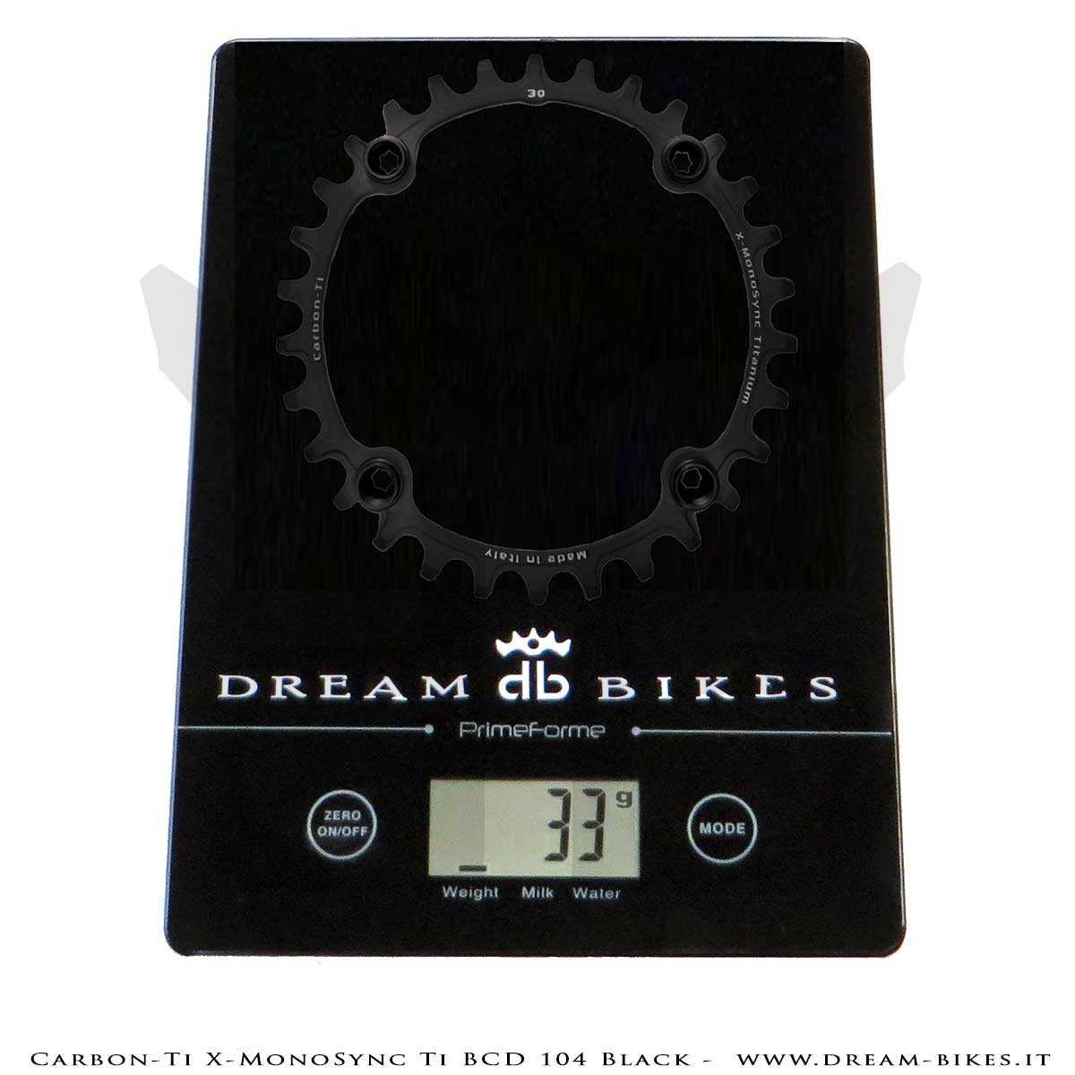 Carbon-Ti X-MonoSync Ti BCD 104 mm Monocorona in Titanio Nera