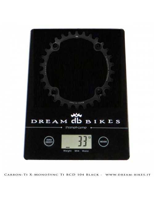 Carbon-Ti X-MonoSync Ti BCD 104 mm Monocorona in Titanio Nera
