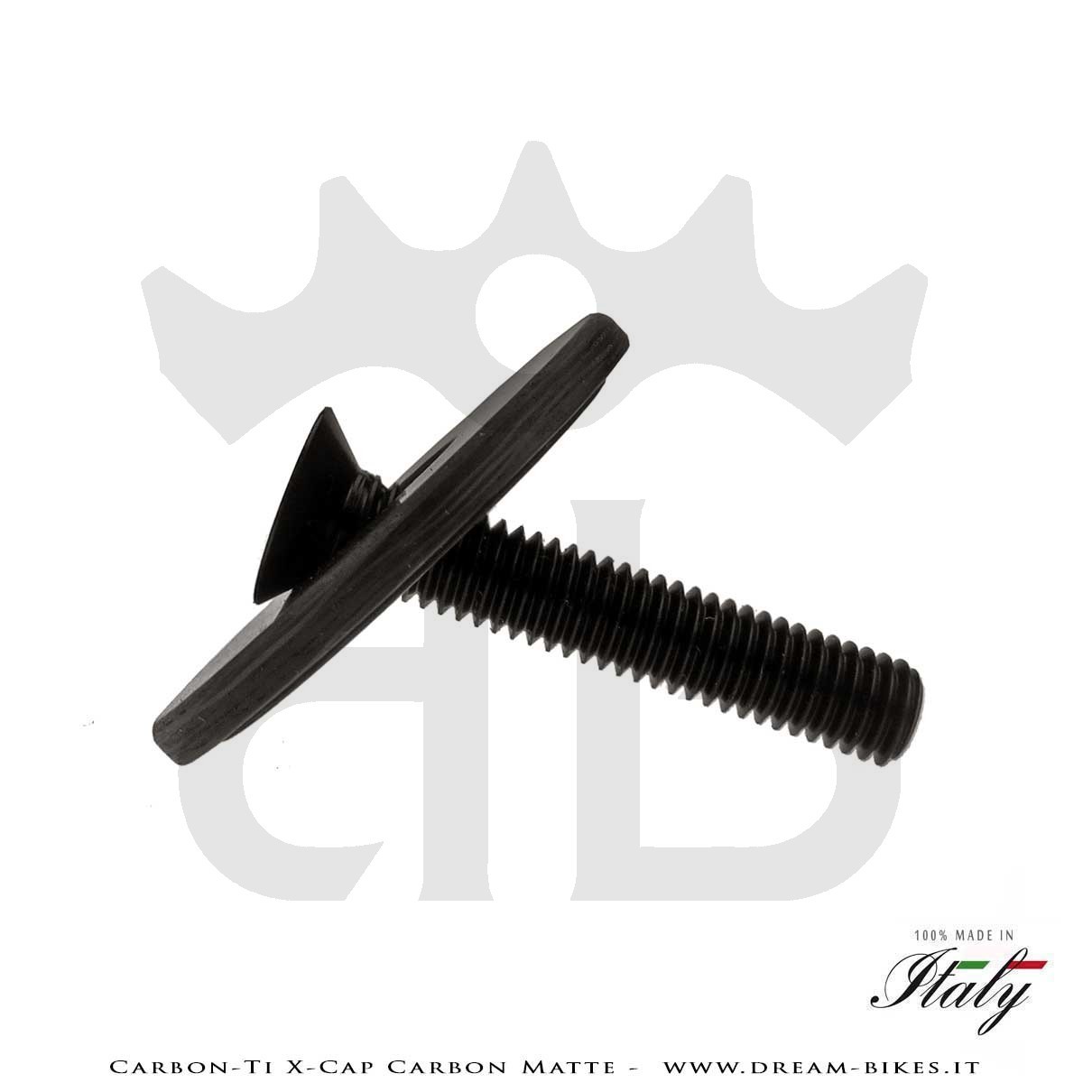 Carbon-Ti X-Cap Carbon Matte Tappo Sterzo Ultraleggero